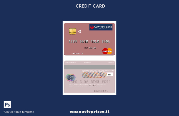 modello mastercard Zambia Cavmont Bank in stile verificato